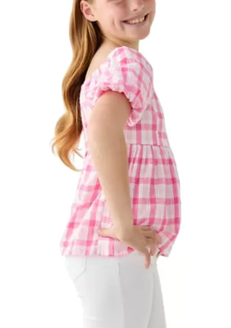 Girls 7-16 Peplum Top
