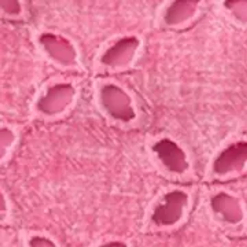 Girls 7-16 Linen Eyelet Flutter Sleeve Tank Top