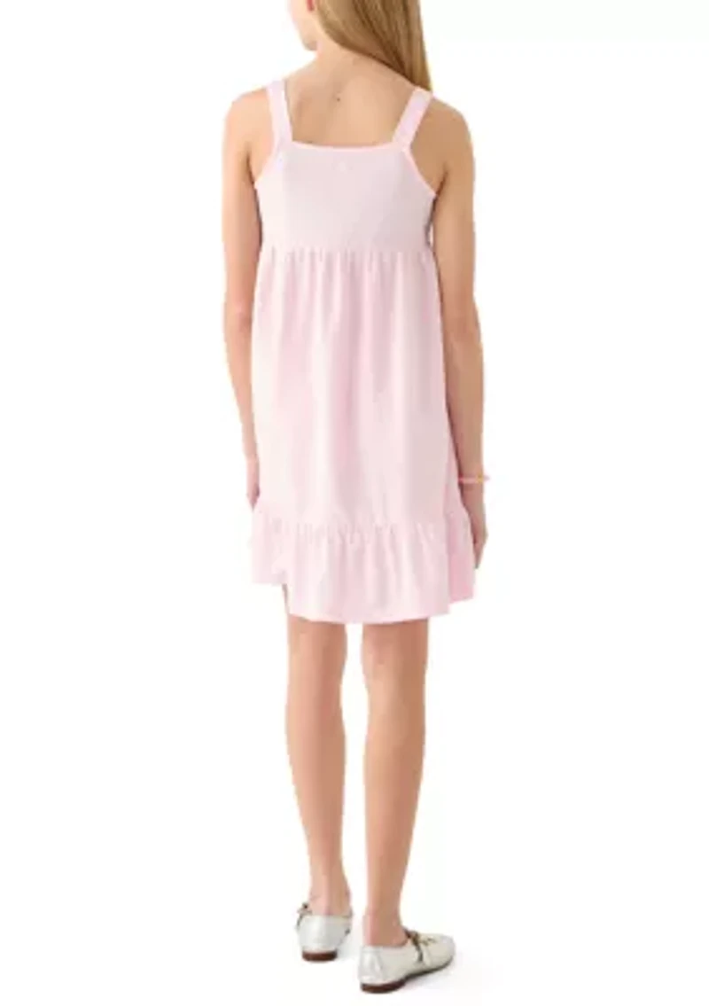 Girls 7-16 Bow Jersey Dress