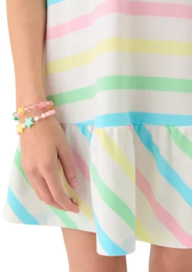 Girls 7-16 Sleeveless Knit Polo Dress