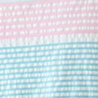 Girls 7-16 Bow Strap Dress Seersucker