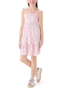 Girls 7-16 Flutter Dress