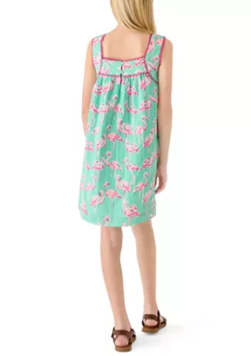 Girls 7-16 Sleeveless Swing Dress