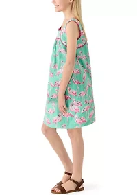 Girls 7-16 Sleeveless Swing Dress