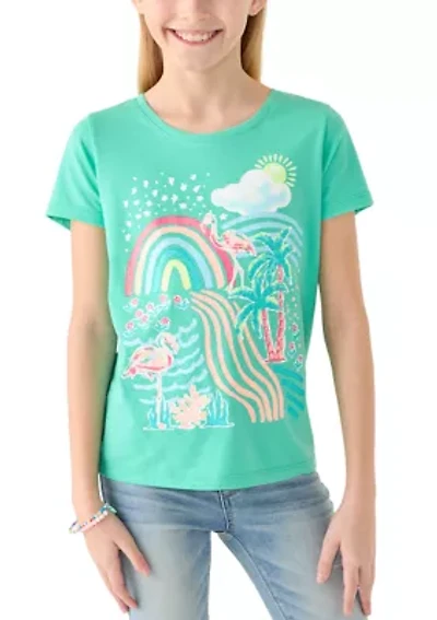 Girls 7-16 Short Sleeve Graphic Essential T-Shirt