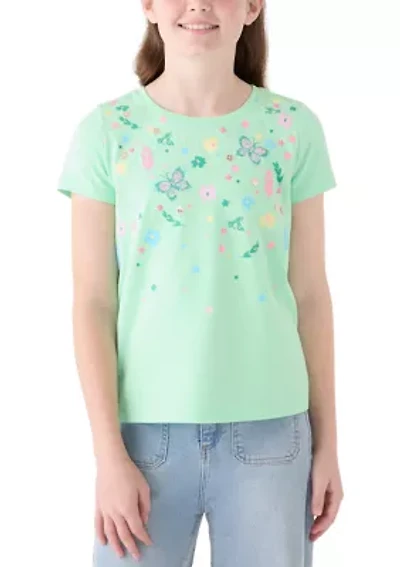 Girls 7-16 Short Sleeve Graphic Essential T-Shirt