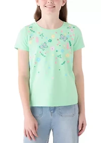 Girls 7-16 Short Sleeve Graphic Essential T-Shirt