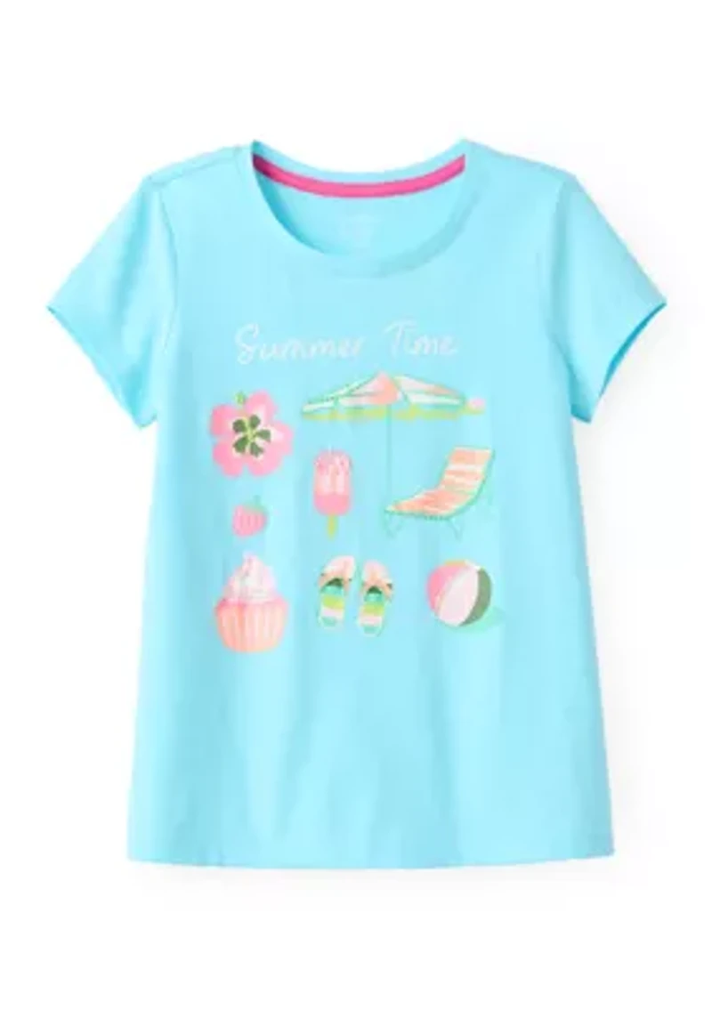 Girls 7-16 Short Sleeve Graphic Essential T-Shirt