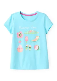 Girls 7-16 Short Sleeve Graphic Essential T-Shirt