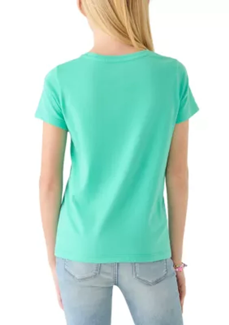 Girls 7-16 Short Sleeve Graphic Essential T-Shirt