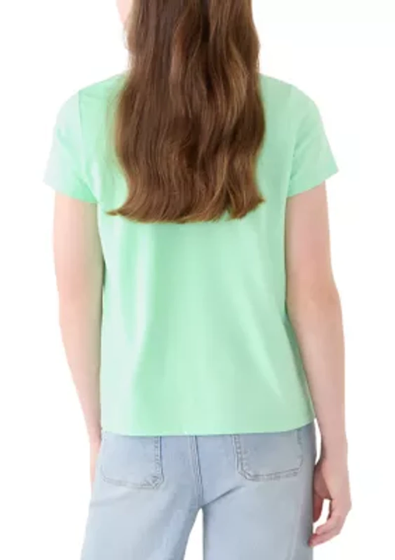 Girls 7-16 Short Sleeve Graphic Essential T-Shirt