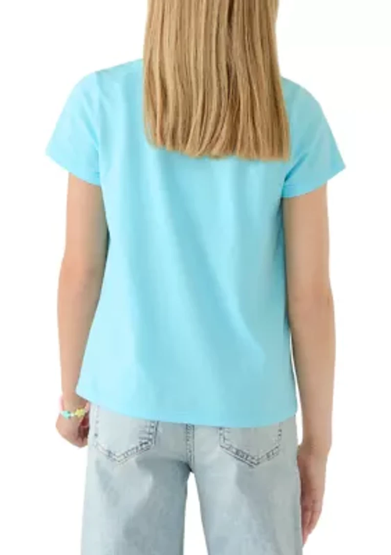 Girls 7-16 Short Sleeve Graphic Essential T-Shirt