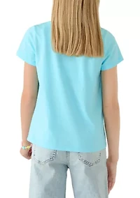 Girls 7-16 Short Sleeve Graphic Essential T-Shirt