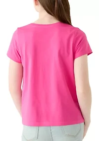 Girls 7-16 Short Sleeve Graphic Essential T-Shirt