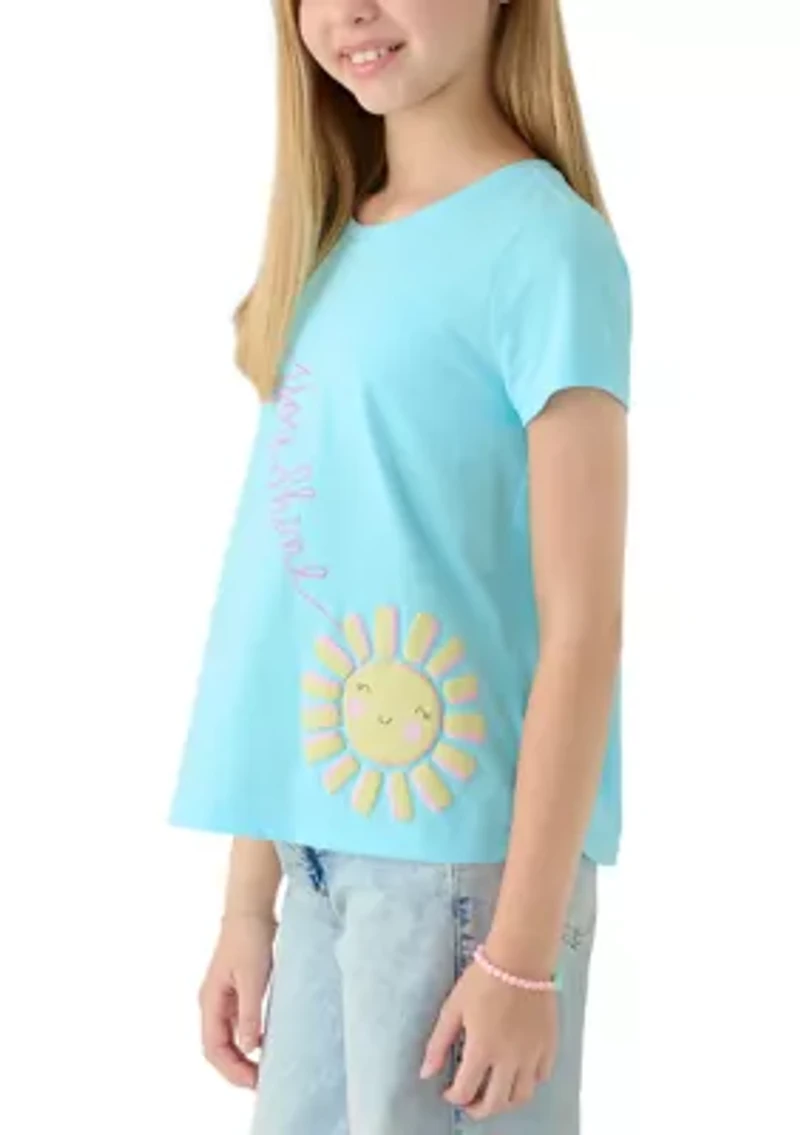Girls 7-16 Short Sleeve Graphic Essential T-Shirt