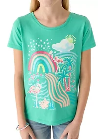 Girls 7-16 Short Sleeve Graphic Essential T-Shirt