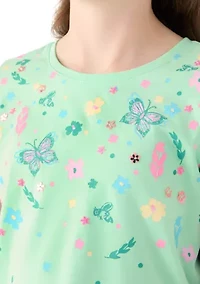 Girls 7-16 Short Sleeve Graphic Essential T-Shirt