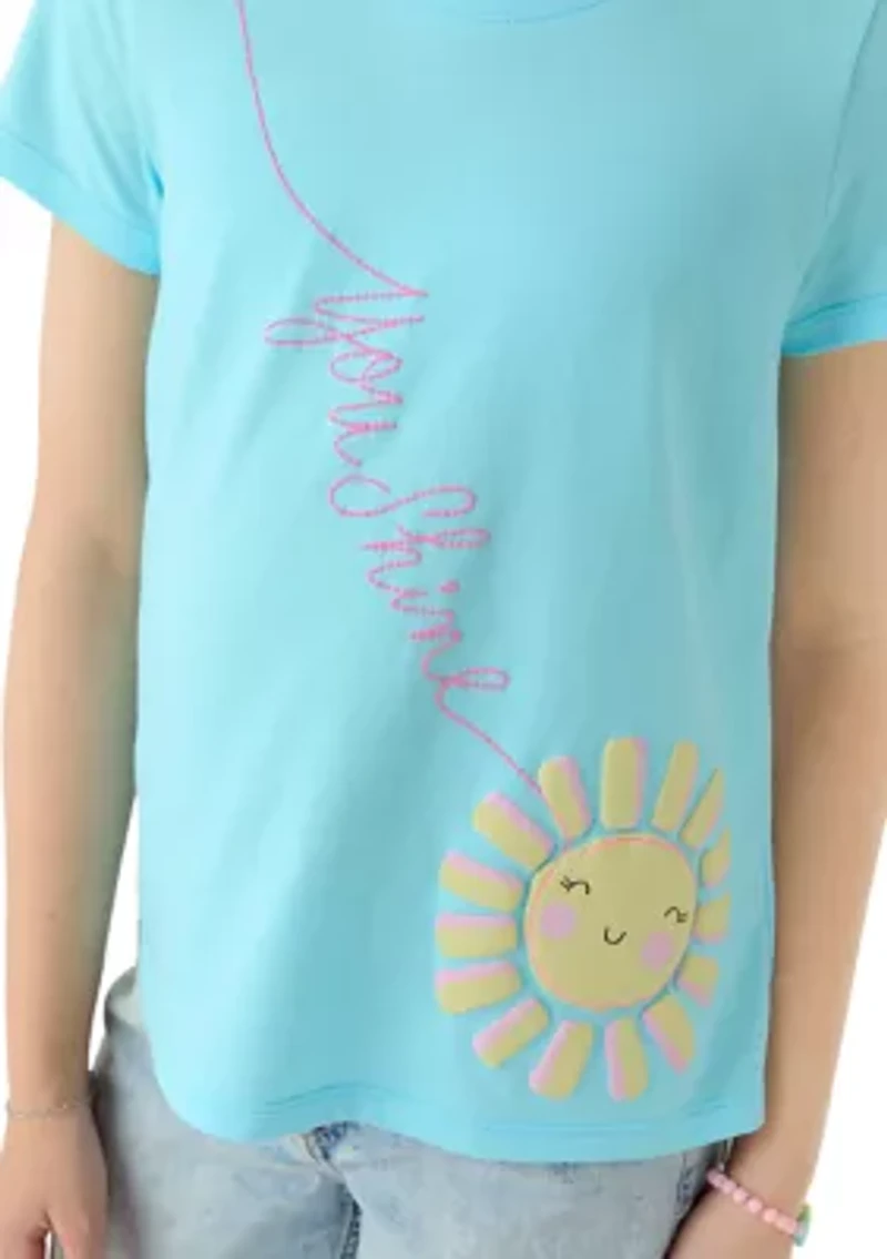 Girls 7-16 Short Sleeve Graphic Essential T-Shirt
