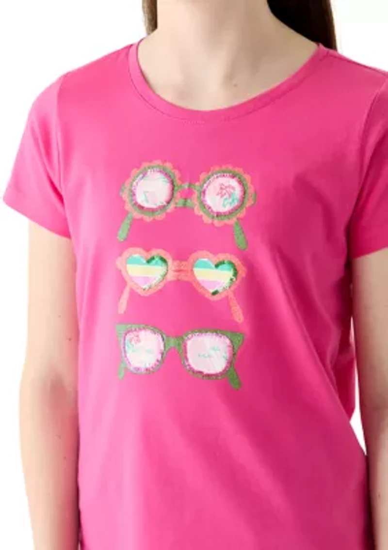 Girls 7-16 Short Sleeve Graphic Essential T-Shirt
