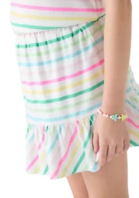 Girls 7-16 Printed Knit Skort
