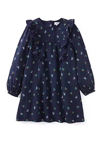 Girls 4-6x Ruffle Dress