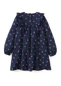 Girls 4-6x Ruffle Dress