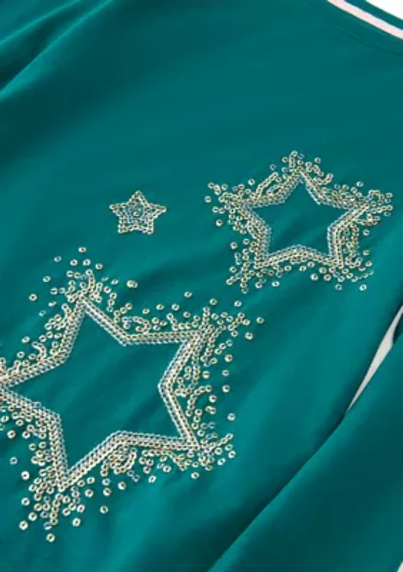 Girls 4-6x Holiday Long Sleeve T-Shirt