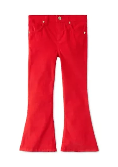 Girls 4-6x Stretch Corduroy Flare Pants