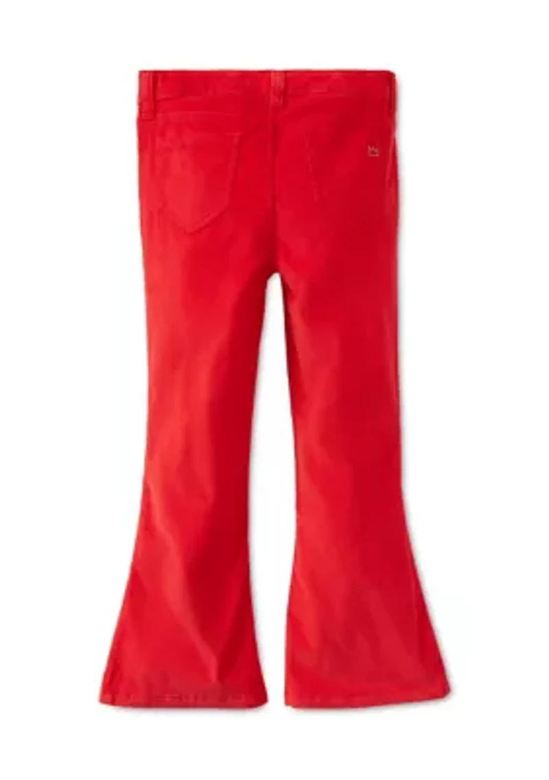 Girls 4-6x Stretch Corduroy Flare Pants