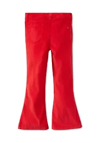 Girls 4-6x Stretch Corduroy Flare Pants