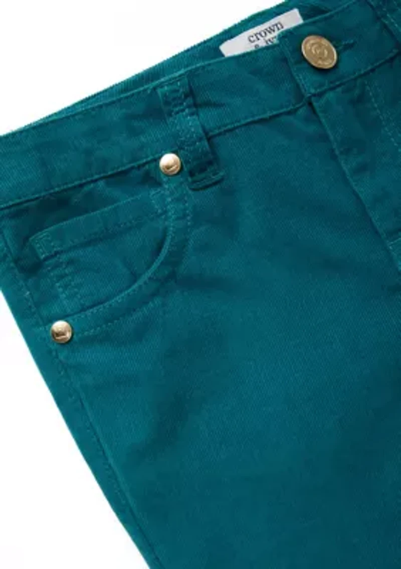Girls 4-6x Stretch Corduroy Flare Pants