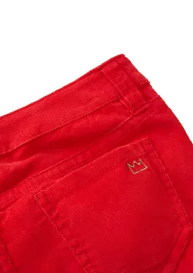 Girls 4-6x Stretch Corduroy Flare Pants