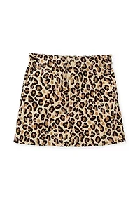 Girls 4-6x Stretch Corduroy Printed Skirt