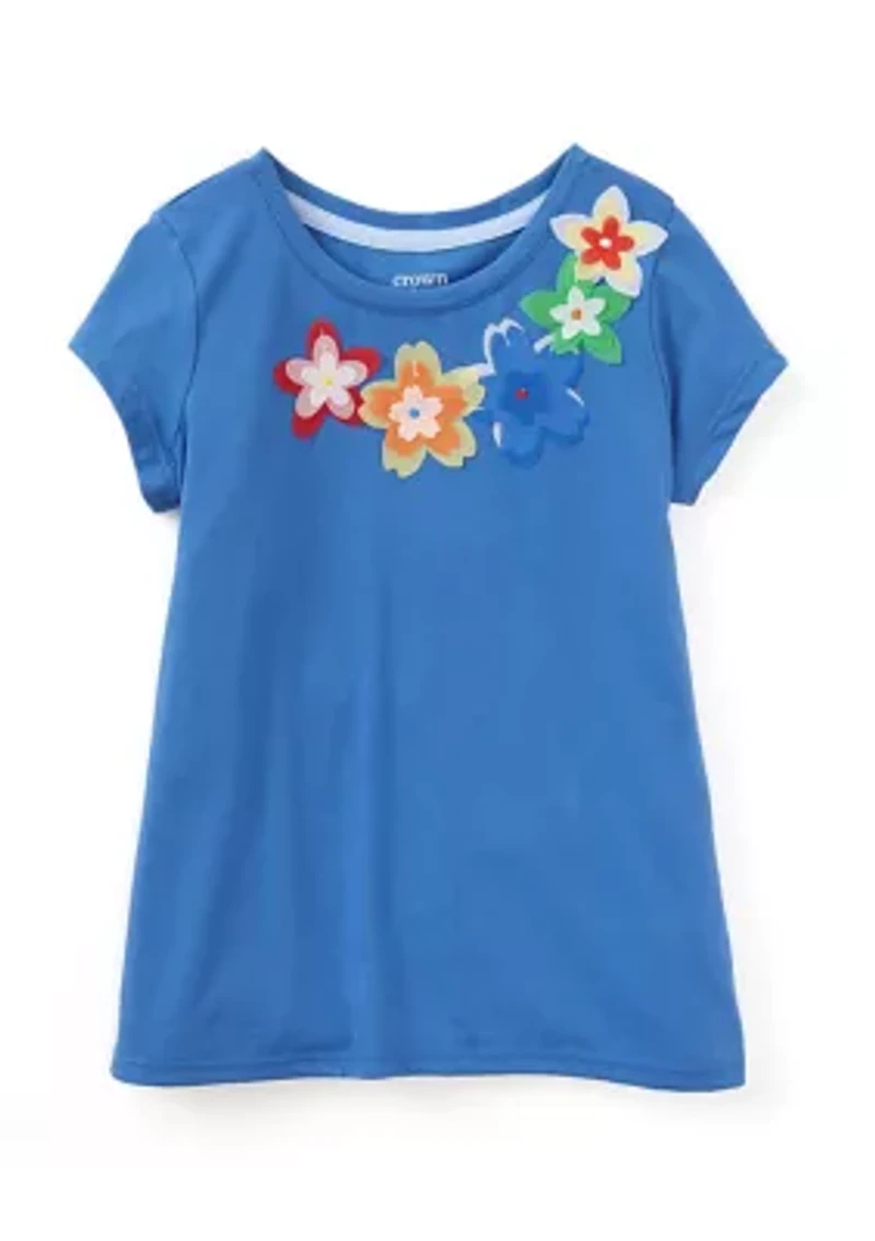 Girls 4-6x Short Sleeve Graphic Essential T-Shirt