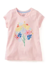 Girls 4-6x Short Sleeve Graphic Essential T-Shirt