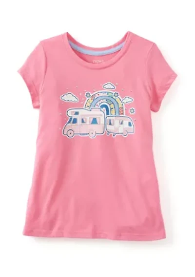 Girls 4-6x Short Sleeve Graphic Essential T-Shirt