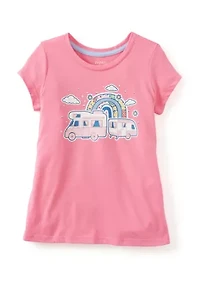 Girls 4-6x Short Sleeve Graphic Essential T-Shirt