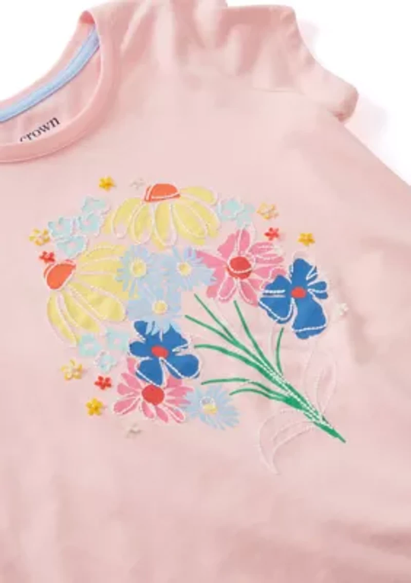 Girls 4-6x Short Sleeve Graphic Essential T-Shirt