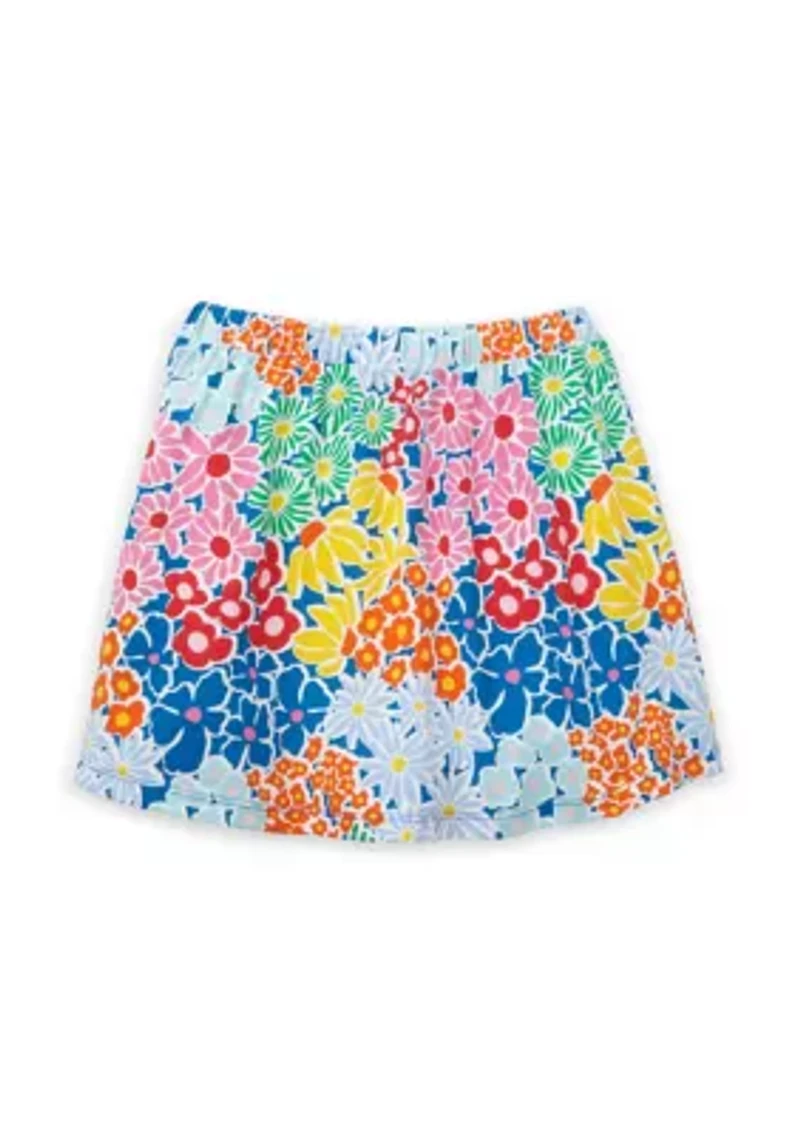 Girls 4-6x Printed Knit Skort