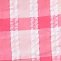 Girls 4-6x Yarn Dyed Flutter Sleeve Dress