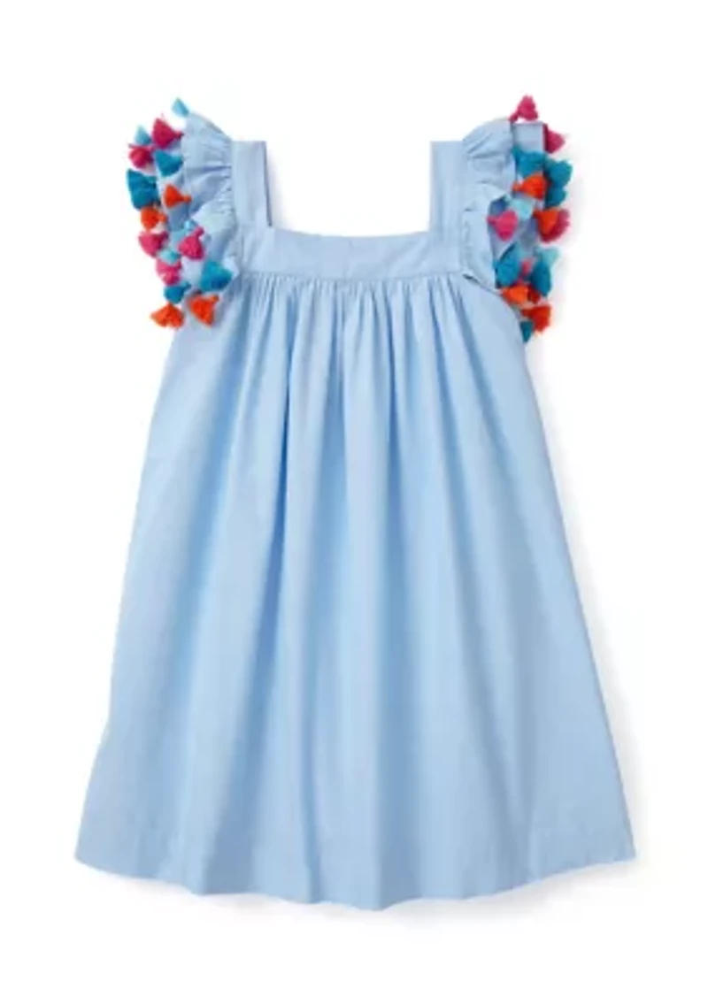 Girls 4-6x Tassel Swing Dress