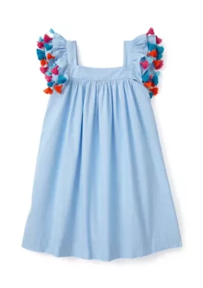 Girls 4-6x Tassel Swing Dress