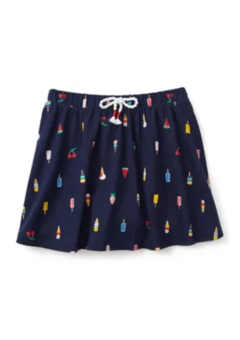 Girls 4-6x Printed Knit Skort