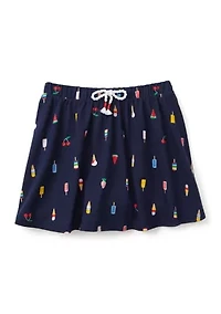 Girls 4-6x Printed Knit Skort