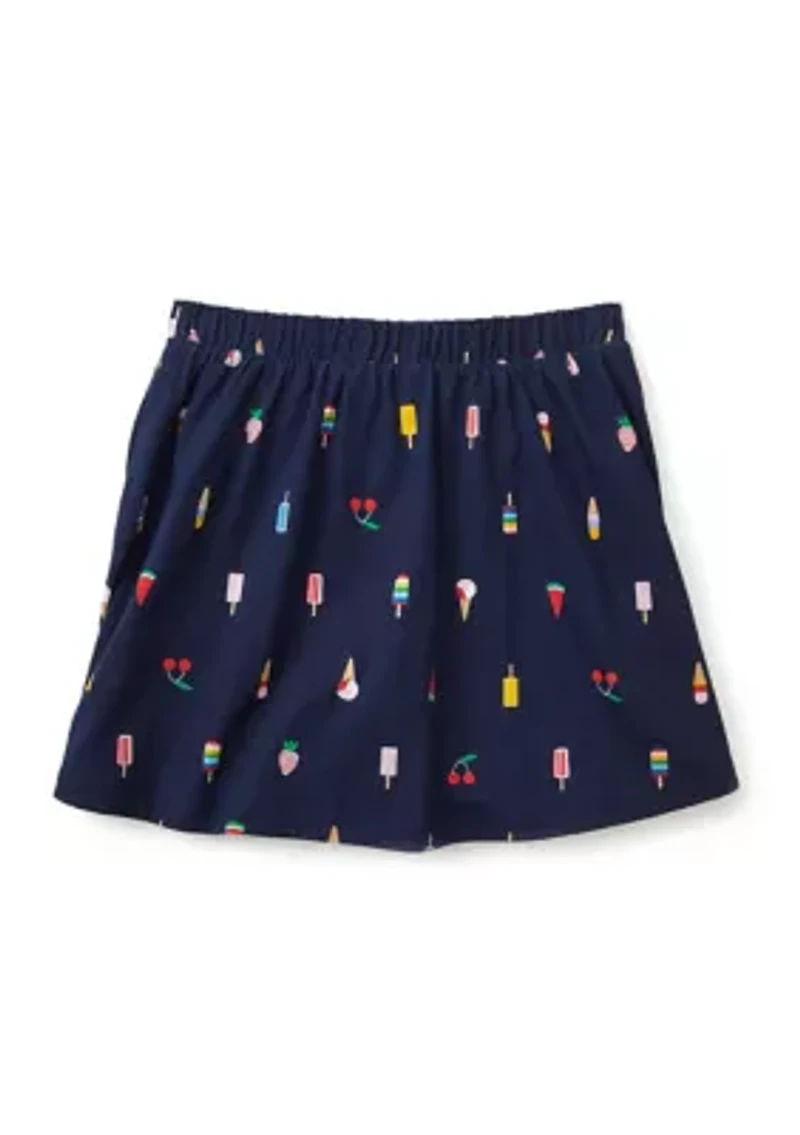 Girls 4-6x Printed Knit Skort