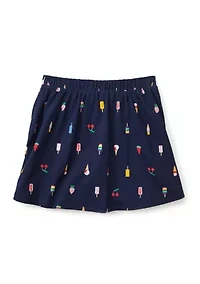 Girls 4-6x Printed Knit Skort