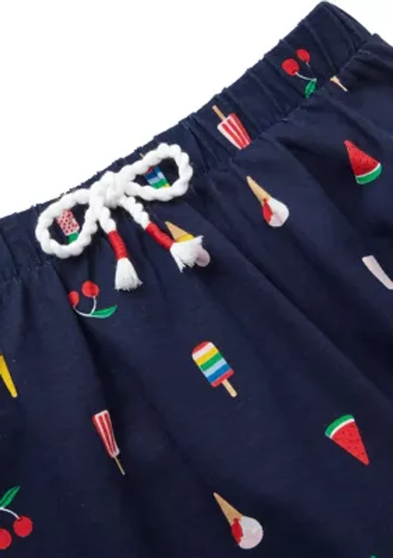 Girls 4-6x Printed Knit Skort