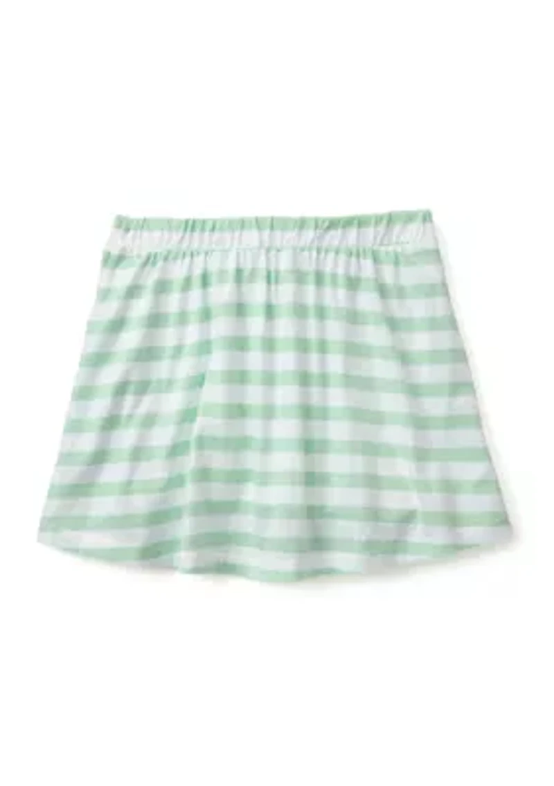 Girls 4-6x Yarn Dyed Stripe Knit Short
