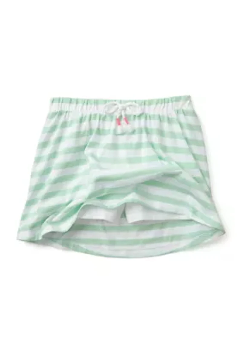 Girls 4-6x Yarn Dyed Stripe Knit Short