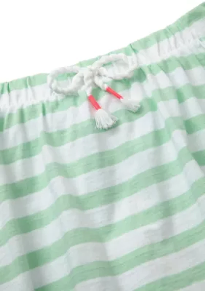 Girls 4-6x Yarn Dyed Stripe Knit Short